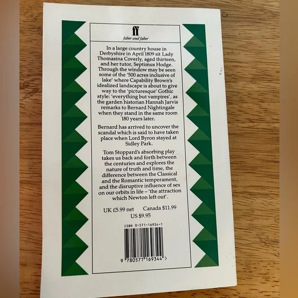 3 for $15: Tom Stoppard’s Arcadia Paperback - Picture 2 of 7